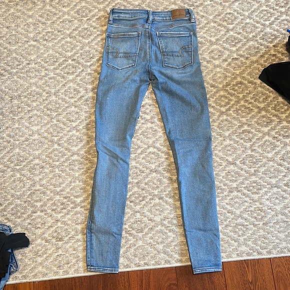 American eagle high rise “next level stretch” skinny jeans. Size 2 - Picture 2 of 2